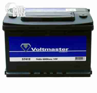 Аккумуляторы Аккумулятор Voltmaster Standard [57412] 6СТ-74 Ач R EN680 А 278x175x190мм